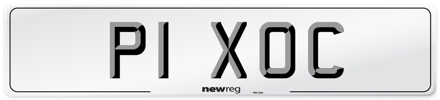 P1 XOC Number Plate from New Reg